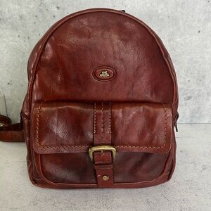 The Bridge leather backpack. Italian leather.